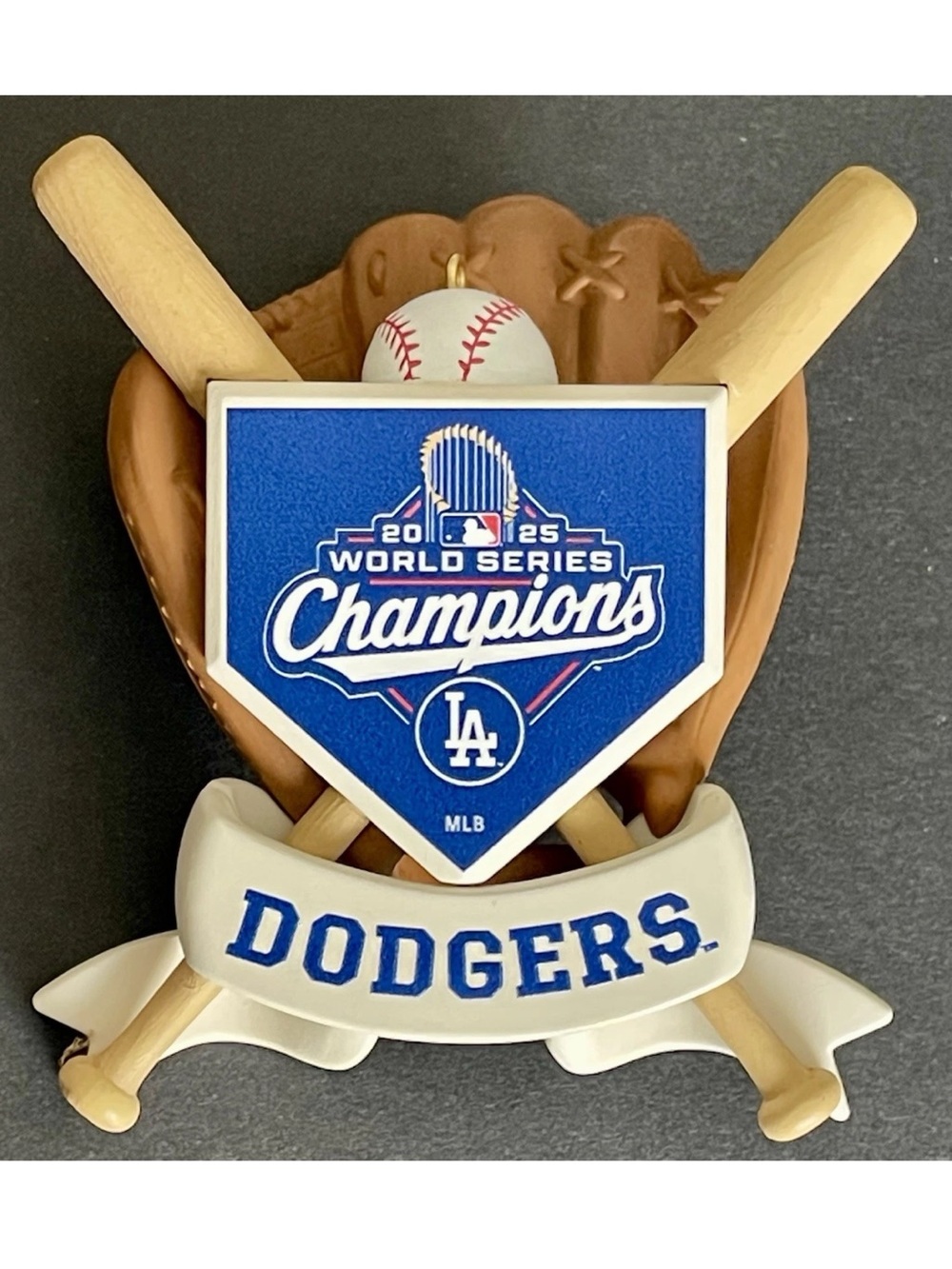 NWT HALLMARK DODGERS World Series 2024 ornament
